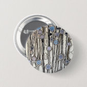 植物プランクトンの流れボタン 缶バッジ (正面&裏面)