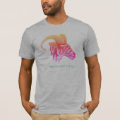 植物ベースのエネルギーヤギ(なされる及び高品質な米国) Tシャツ (正面)