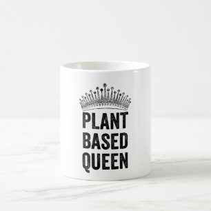 植物ベースのクイーン コーヒーマグカップ