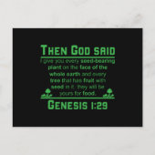 植物ベースのダイエットビーガンベジタリアン動物愛好家 ポストカード (正面)