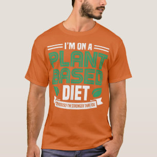 植物ベースのダイエットビーガン植物に動力ベジタリ Tシャツ
