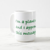 植物マニアマグ コーヒーマグカップ (正面左)