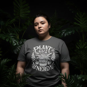 植物マニアTシャツ プラスサイズTシャツ