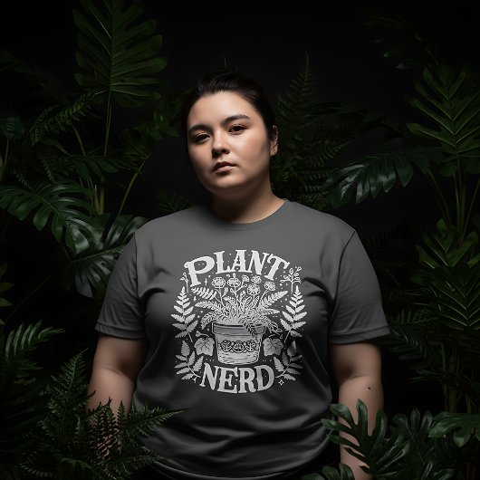 植物マニアTシャツ プラスサイズTシャツ