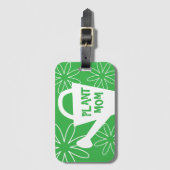 植物ママおもしろいガーデニング引用文旅行荷物タグ ラゲッジタグ (正面縦)