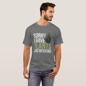 植物ママの面白い贈り物 Tシャツ (正面フル)