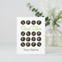 植物ママガーデンフラワーホビーガーデナーまたはフローリスト シーズンポストカード