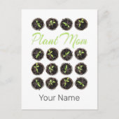 植物ママガーデンフラワーホビーガーデナーまたはフローリスト シーズンポストカード (正面)