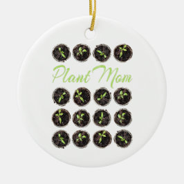 植物ママガーデンフラワーホビーガーデナーまたはフローリスト セラミックオーナメント
