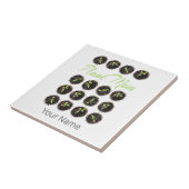 植物ママガーデンフラワーホビーガーデナーまたはフローリスト タイル (側面)