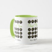 植物ママガーデンフラワーホビーガーデナーまたはフローリスト マグカップ (正面左)