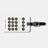 植物ママガーデンフラワーホビーガーデナーまたはフローリスト ラゲッジタグ (正面横)