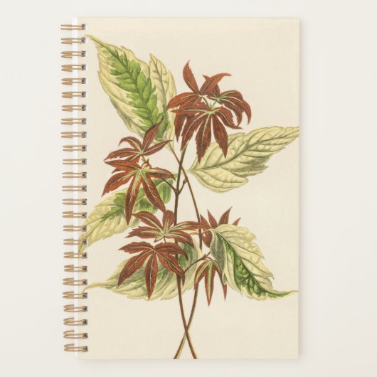 植物ママパパ誕生日ボタニック プランナー手帳 (正面)