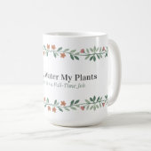 植物マママグ 面白い植物柄 コーヒーマグ (15oz) コーヒーマグカップ (正面右)