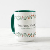 植物マママグ 面白い植物柄 コーヒーマグ (15oz) マグカップ (正面左)