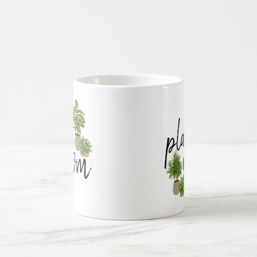 植物ママ屋内植物 コーヒーマグカップ (中央)