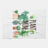 植物ママ – ガーデニング、ママのためのプランターギフト キッチンタオル (横)