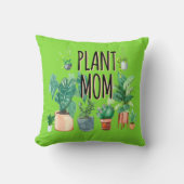 植物ママ – ガーデニング、ママのためのプランターギフト クッション (正面)
