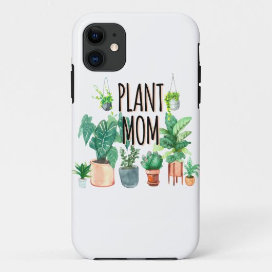 植物ママ – ガーデニング、ママのためのプランターギフト Case-Mate iPhoneケース (裏面)