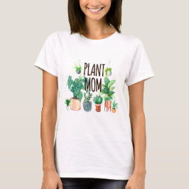 植物ママ – ガーデニング、ママのためのプランターギフト Tシャツ
