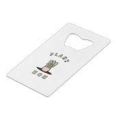 植物ママ クレジットカード栓抜き (裏面アングル)