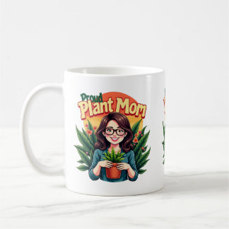 植物ママ コーヒーマグカップ
