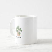 植物ママ コーヒーマグカップ (正面左)