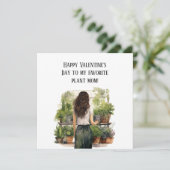 植物ママ バレンタインデー シーズンカード (スタンド正面)