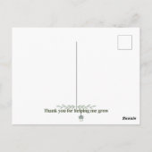 植物ママ ボタニカル サンクス ポストカード (裏面)