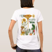植物ママ、母の日 Tシャツ (裏面)