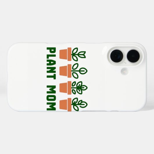 植物ママ Case-Mate iPhoneケース (裏面 (横))