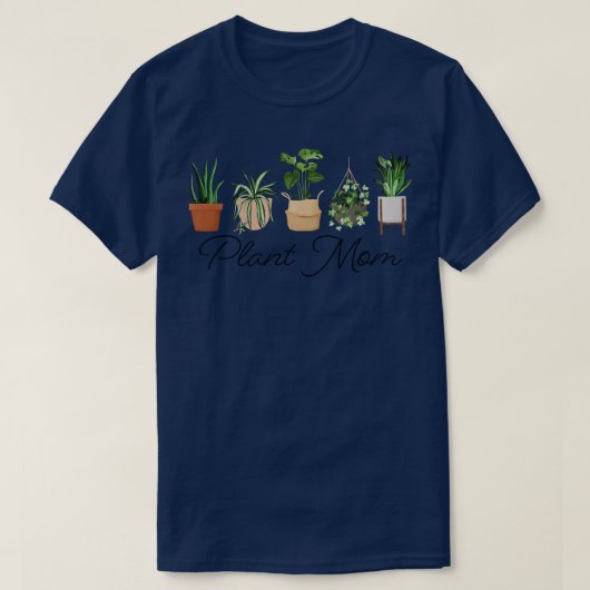 植物ママ Tシャツ (デザイン正面)