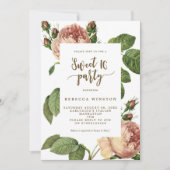 植物モダンフローラスイート16の招待 招待状 (正面)