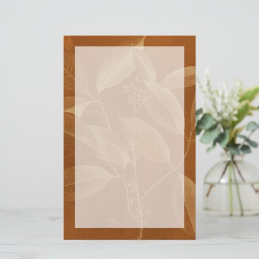 植物モダン学六世 便箋 (スタンド正面)