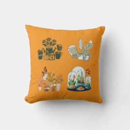 植物ユニーク愛好家への贈り物を販売 クッション