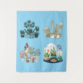 植物ユニーク愛好家への贈り物を販売 タペストリー