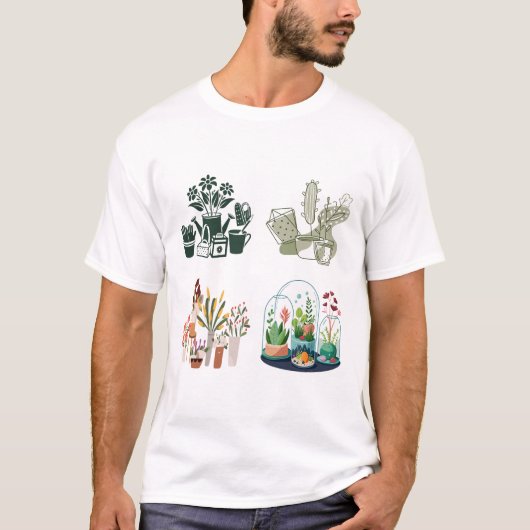 植物ユニーク愛好家への贈り物を販売 Tシャツ (正面)