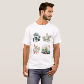 植物ユニーク愛好家への贈り物を販売 Tシャツ (正面フル)