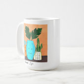 植物ライフマグ コーヒーマグカップ (正面左)