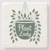 植物レディつるズプラント ストーンコースター (正面)