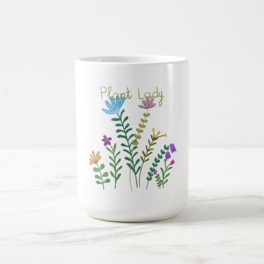 植物レディ植物学 コーヒーマグカップ (中央)