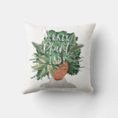 植物レディ熱狂するおもしろい水彩植物レディヘアド クッション (裏面)