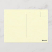 植物ヴィンテージ地元野菜農家 ポストカード (裏面)