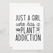 植物中毒の少女 サンキューカード (正面/裏面)