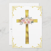 植物交代第一聖体招待状 招待状 (正面/裏面)