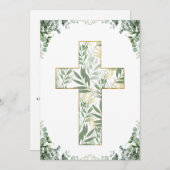 植物交代第一聖体招待状 招待状 (正面/裏面)