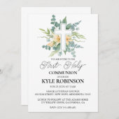植物交代第一聖体招待状 招待状 (正面/裏面)