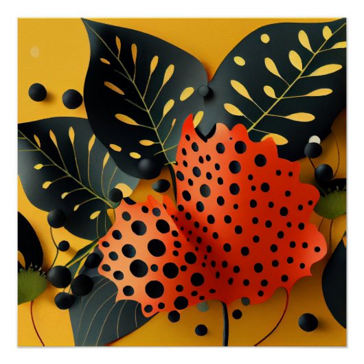 植物光沢ポスター ポスター (正面)