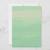 植物写真結婚式レセプション 招待状 (裏面)