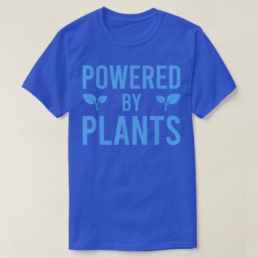 植物力動力ベジタリアンビーガントレーニング工場P Tシャツ (デザイン正面)